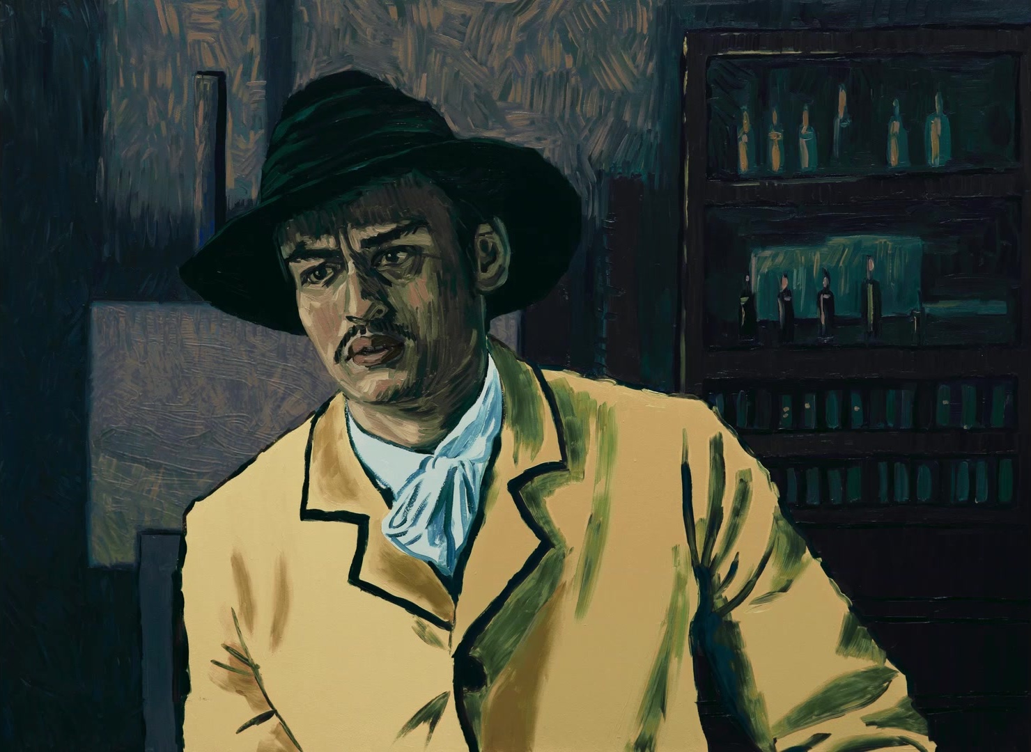 Loving Vincent (2017), wide, 1.37:1 — film still