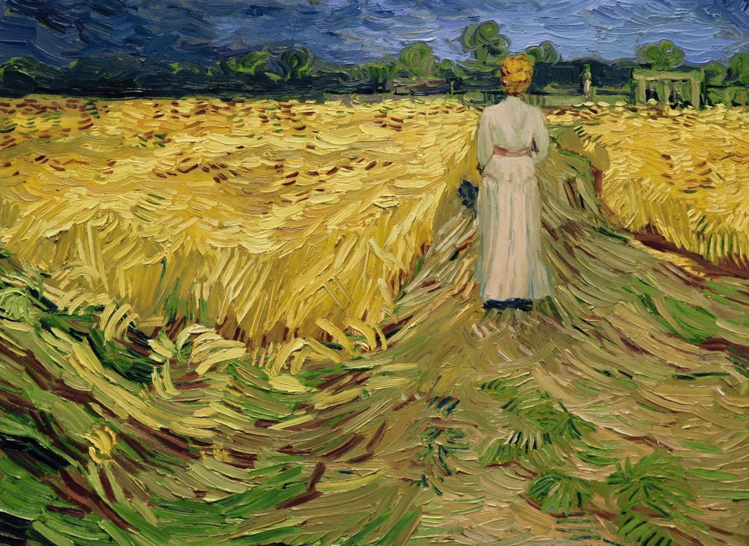 Loving Vincent (2017), wide, 1.37:1 — film still