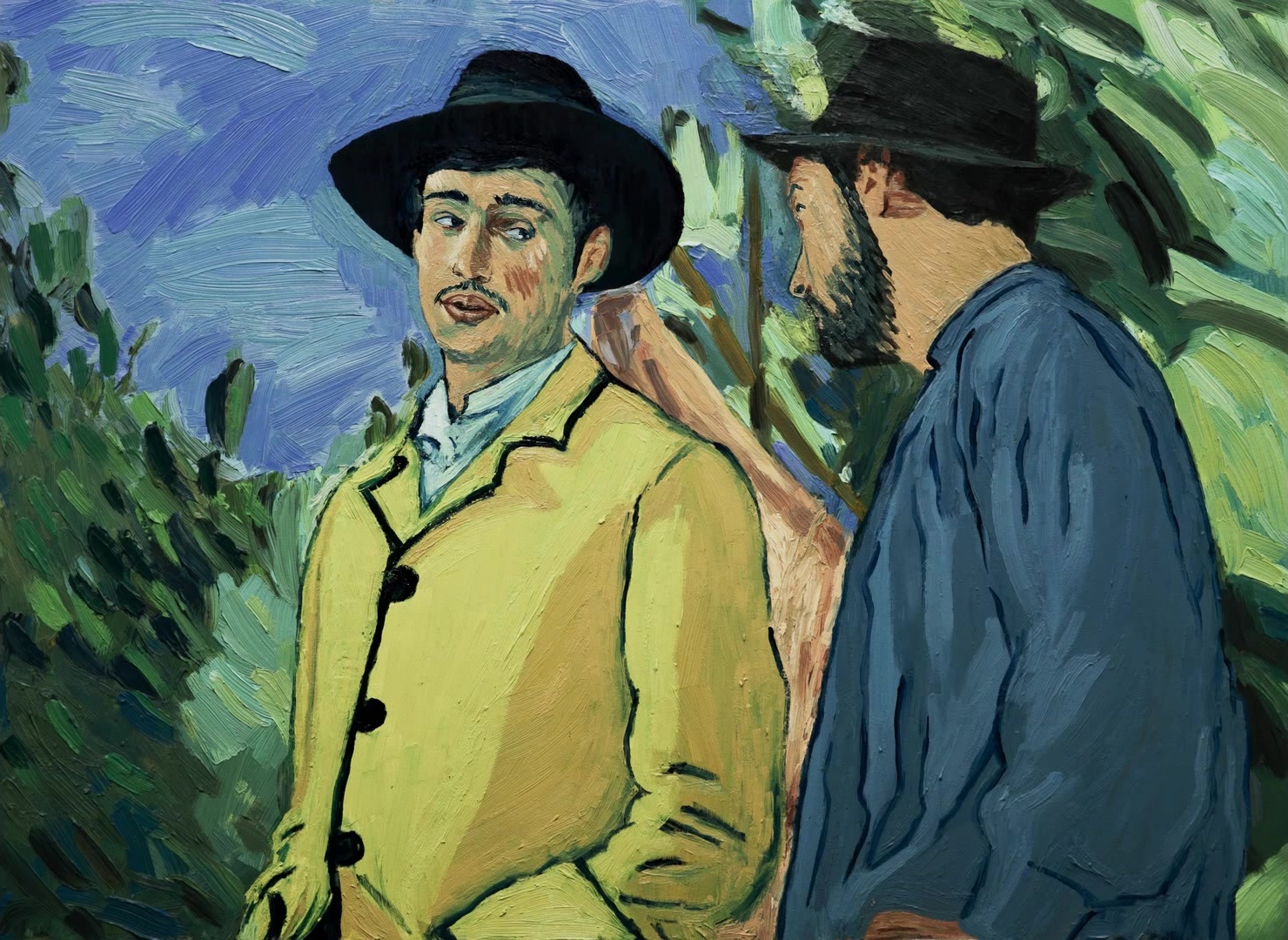 Loving Vincent (2017), wide, 1.37:1 — film still