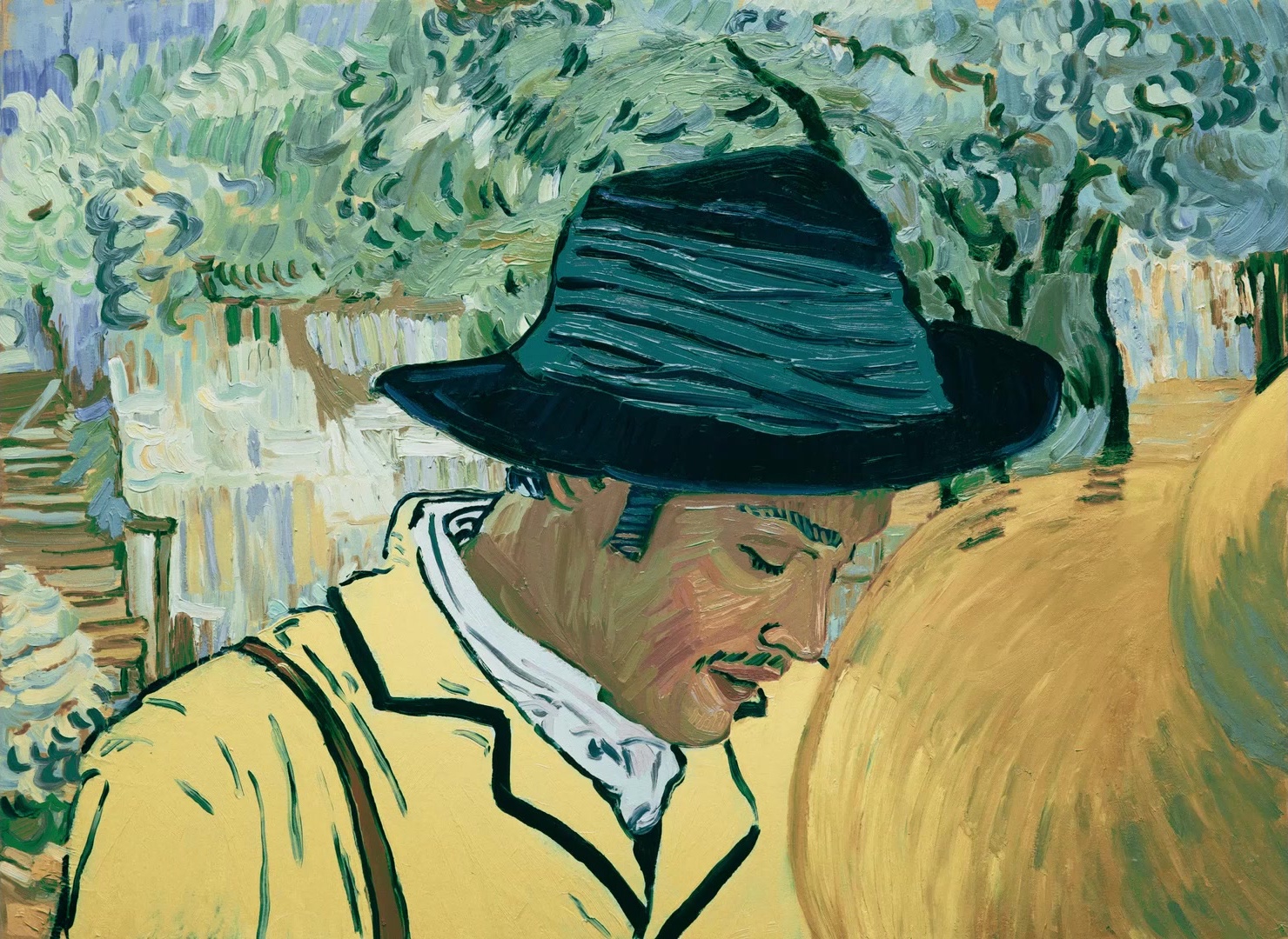Loving Vincent (2017), wide, 1.37:1 — film still