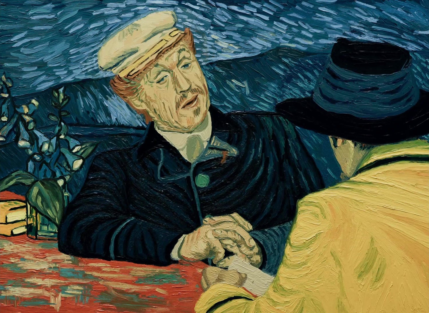 Loving Vincent (2017), wide, 1.37:1 — film still