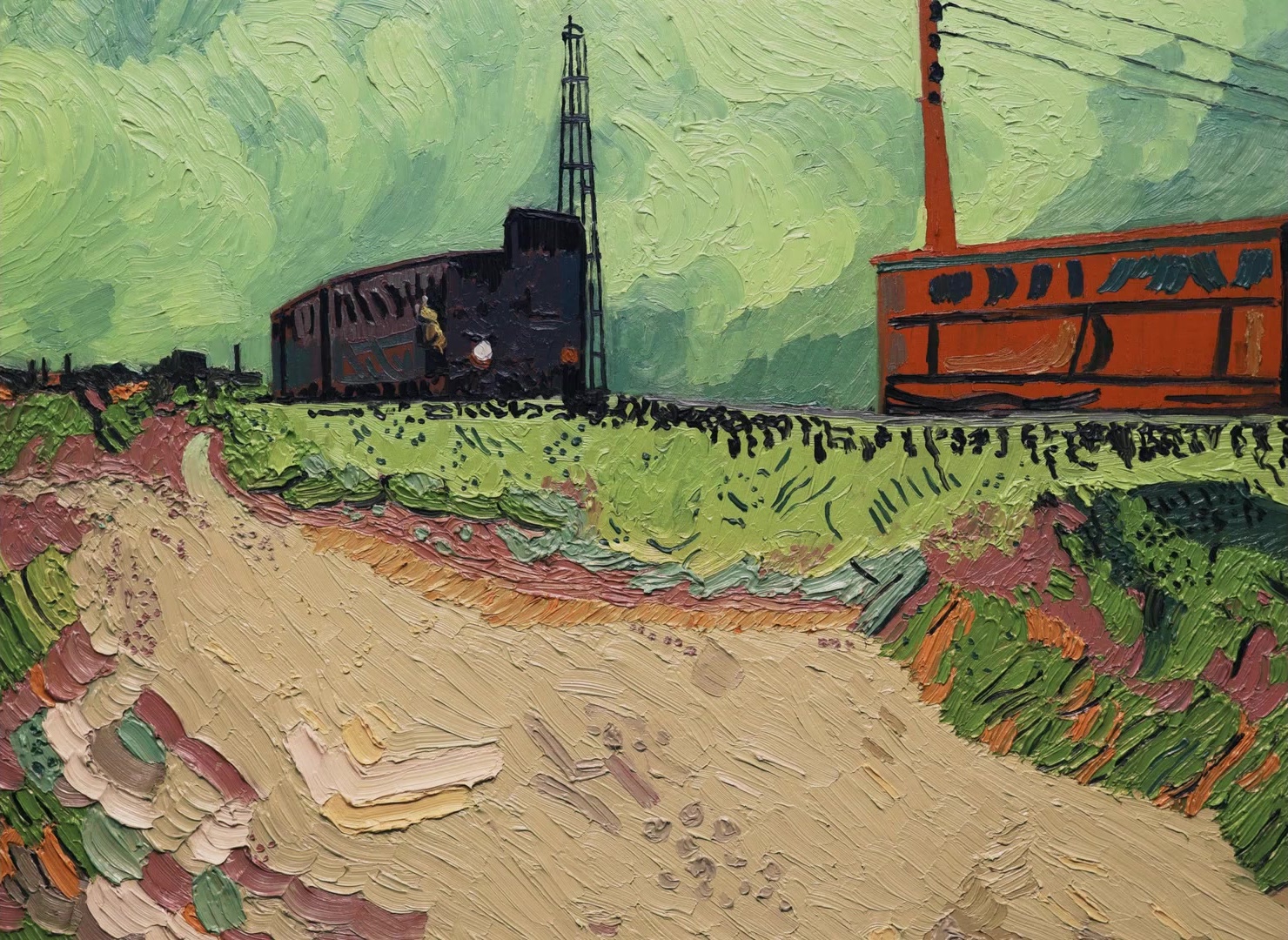 Loving Vincent (2017), wide, 1.37:1 — film still