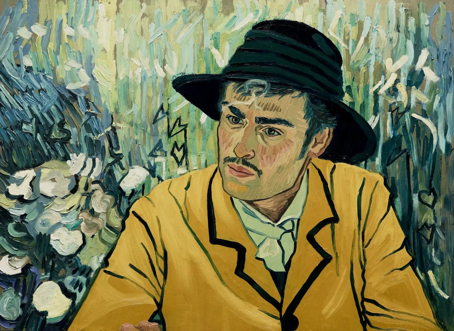 Loving Vincent (2017), wide, 1.37:1 — film still