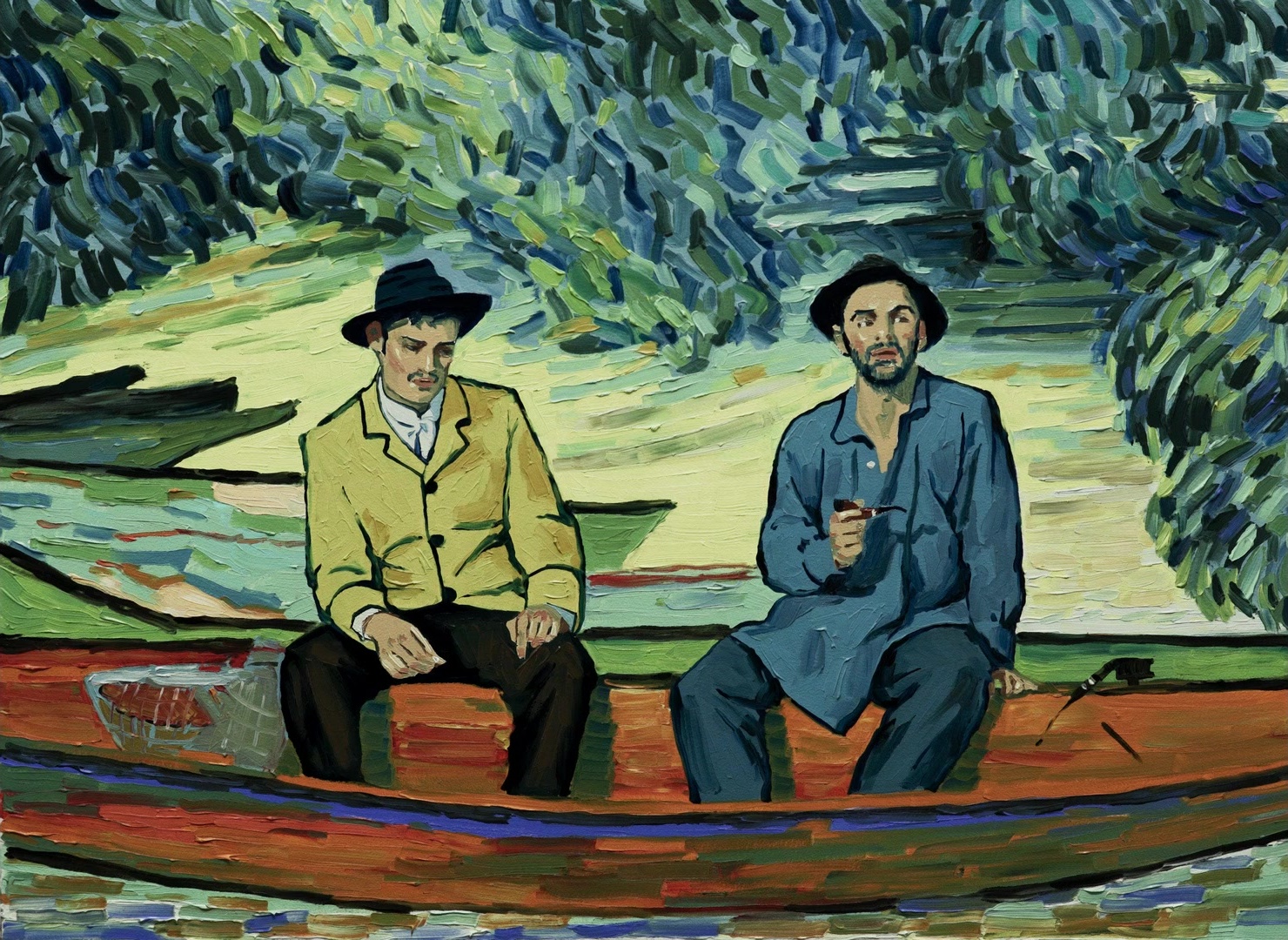 Loving Vincent (2017), wide, 1.37:1 — film still