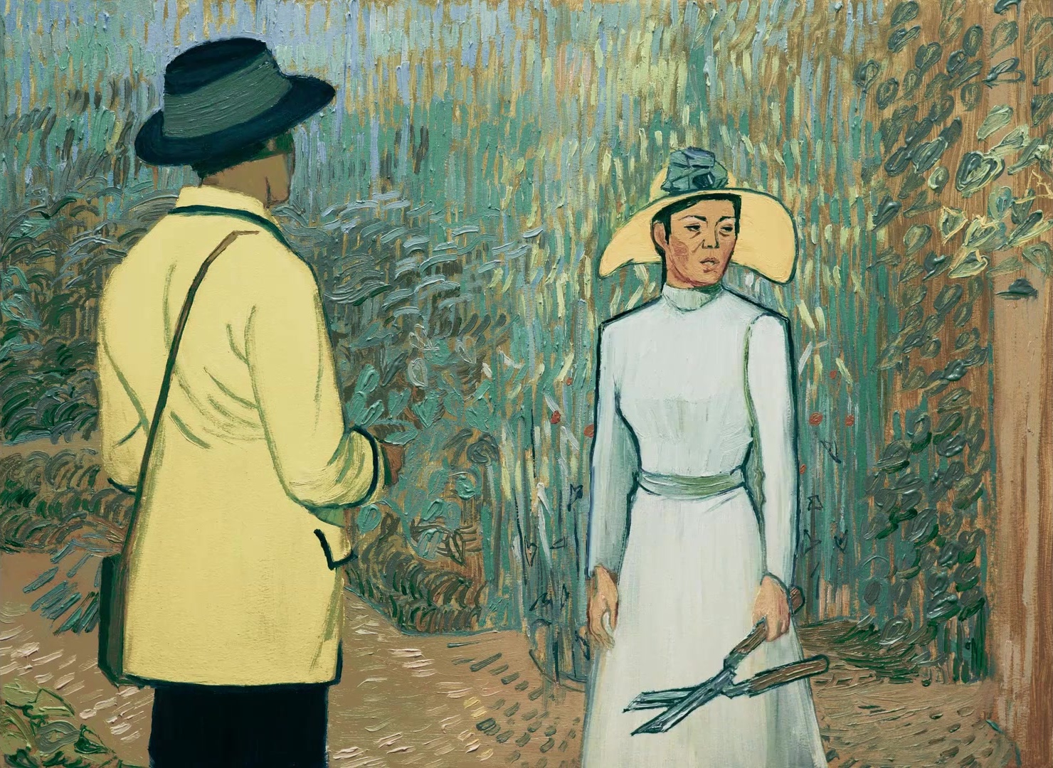 Loving Vincent (2017), wide, 1.37:1 — film still