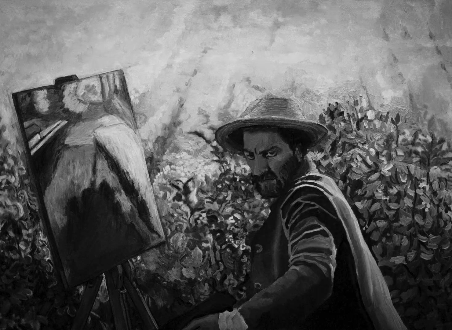 Loving Vincent (2017), wide, 1.37:1 — film still