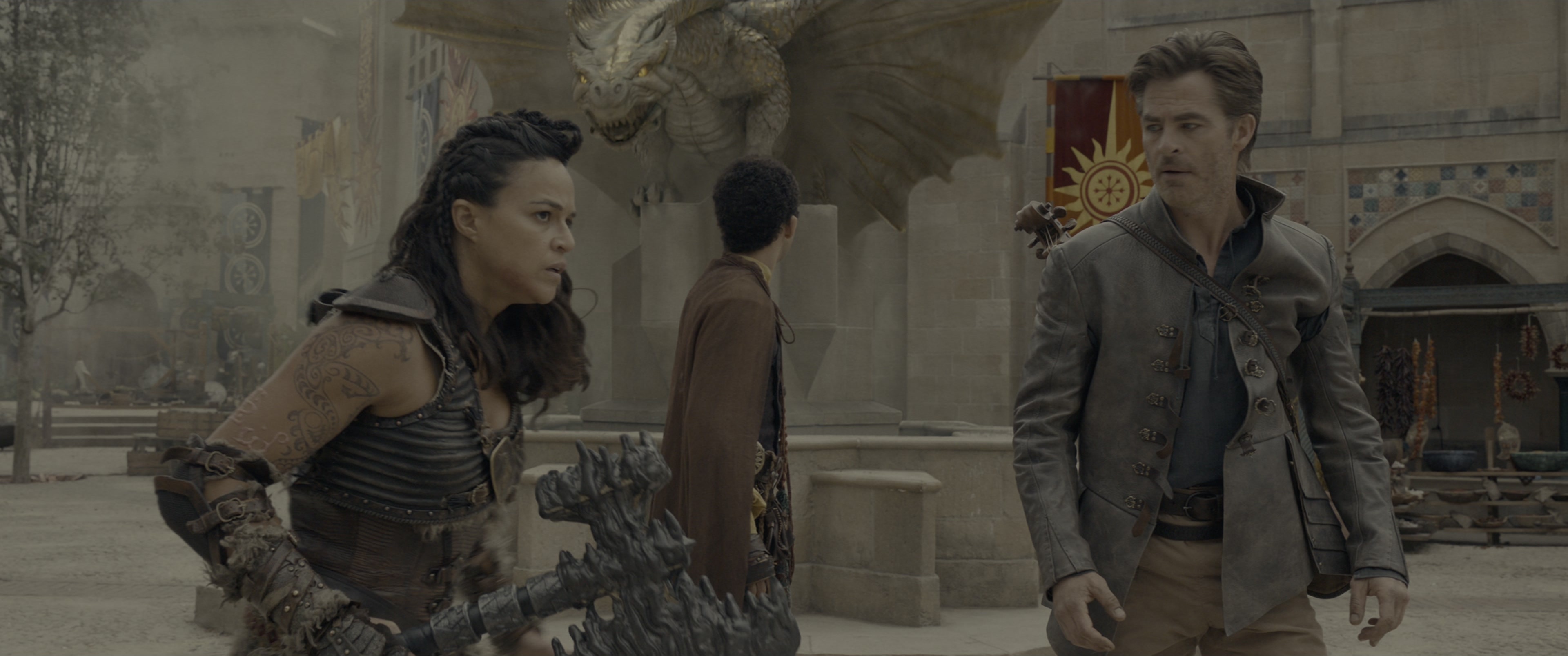 Dungeons & Dragons: Honor Among Thieves (2023), wide, 2.39:1 — film still