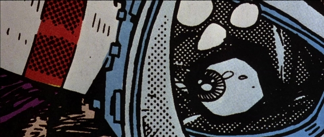Frame from Tank Girl — poster, human face