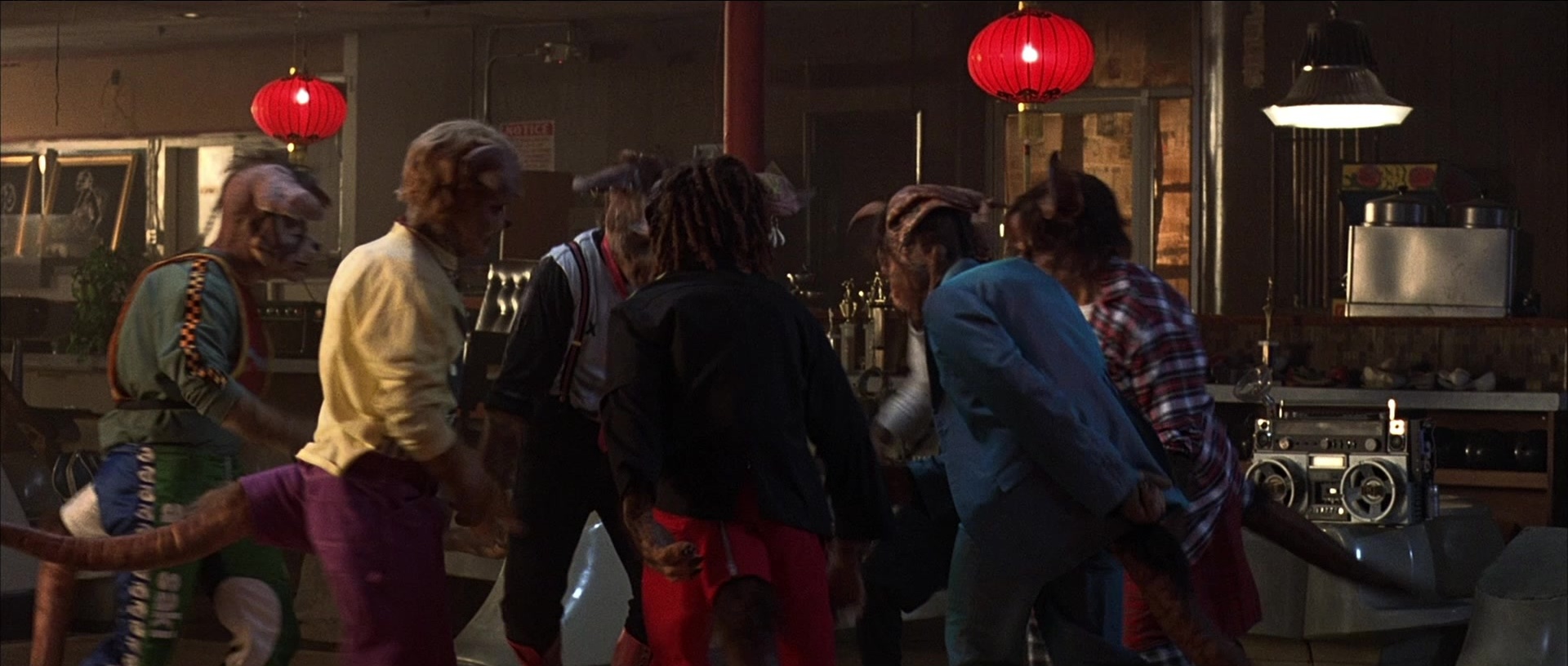 Tank Girl (1995), wide, 2.35:1 — film still