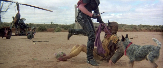 Frame from Mad Max 2 — standing, animal, dog