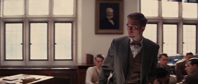 Wide shot frame from Water for Elephants — sitting, standing, walking