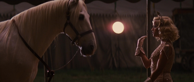 Medium shot frame from Water for Elephants — standing, hand, dress