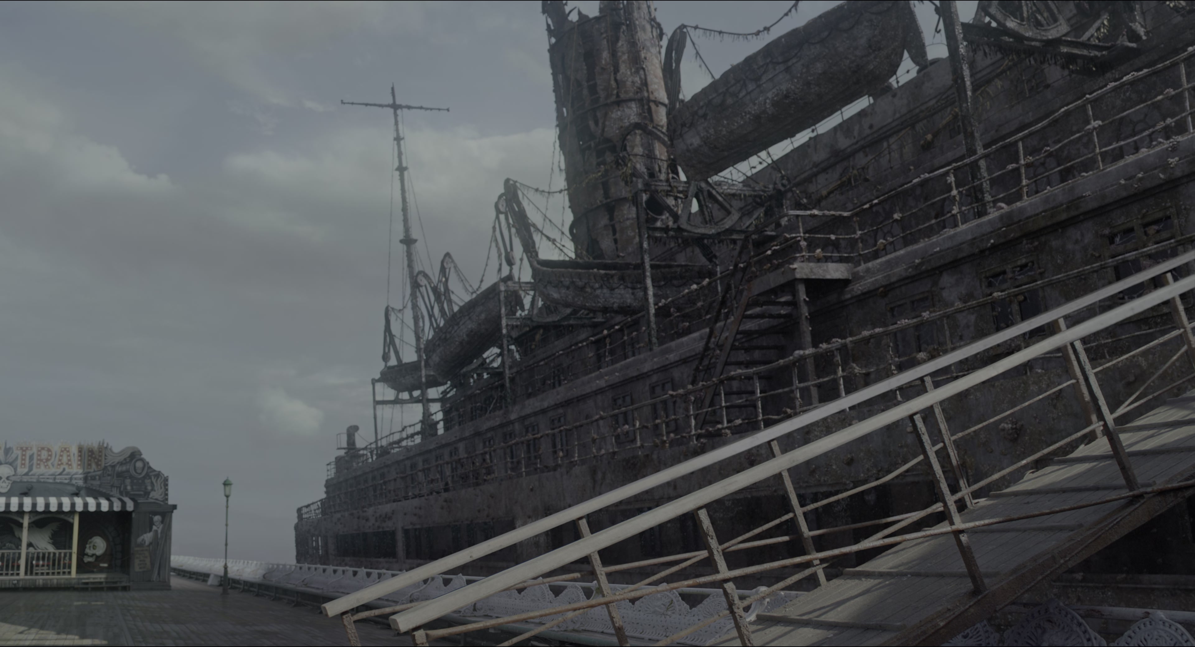 Miss Peregrine's Home for Peculiar Children (2016), wide, 1.85:1 — film still