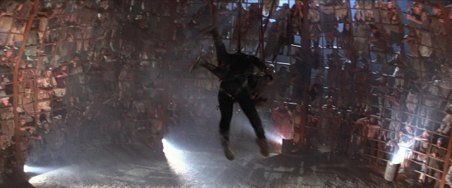 Wide shot frame from Mad Max Beyond Thunderdome — person