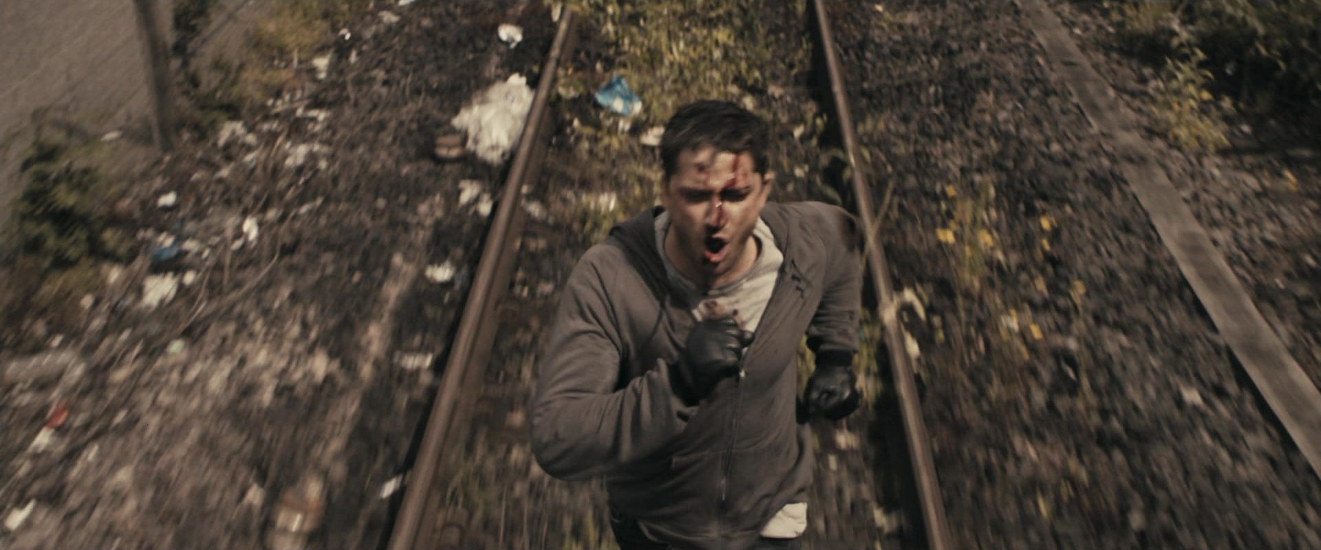 RocknRolla (2008), wide, 2.40:1 — film still