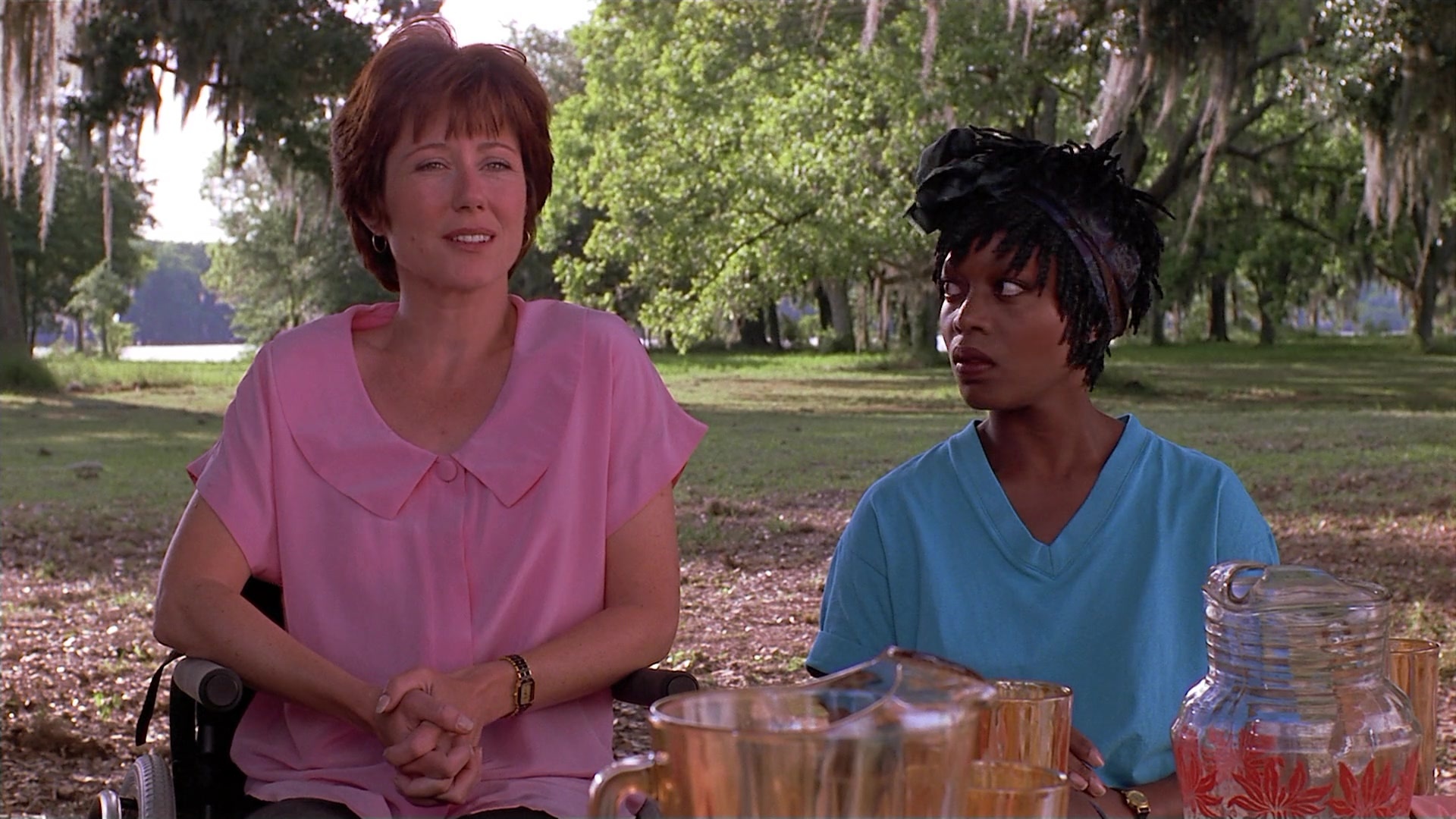 Passion Fish (1992), close, 1.78:1 — film still