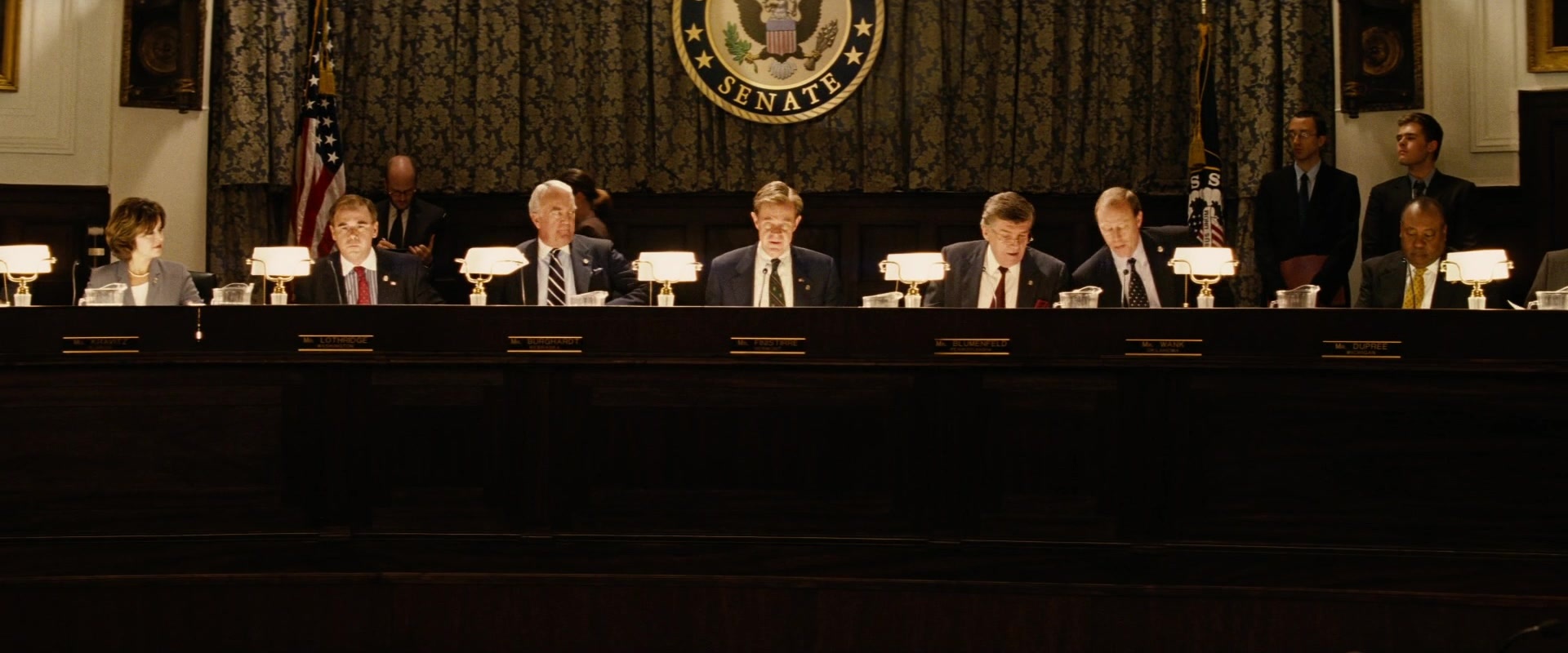 Thank You for Smoking (2005), wide, 2.40:1 — film still