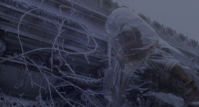Wide shot frame from Twelve Monkeys — people, action, standing