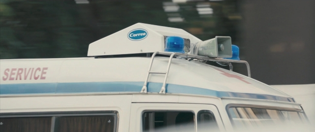 Frame from The Lunchbox — truck, ladder