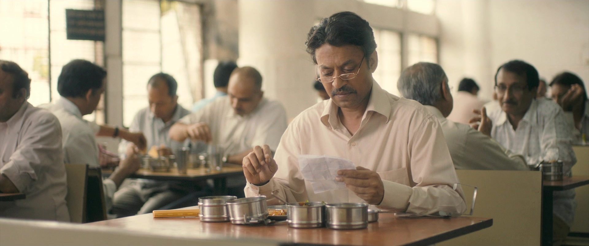 The Lunchbox (2013), wide, 2.39:1 — film still