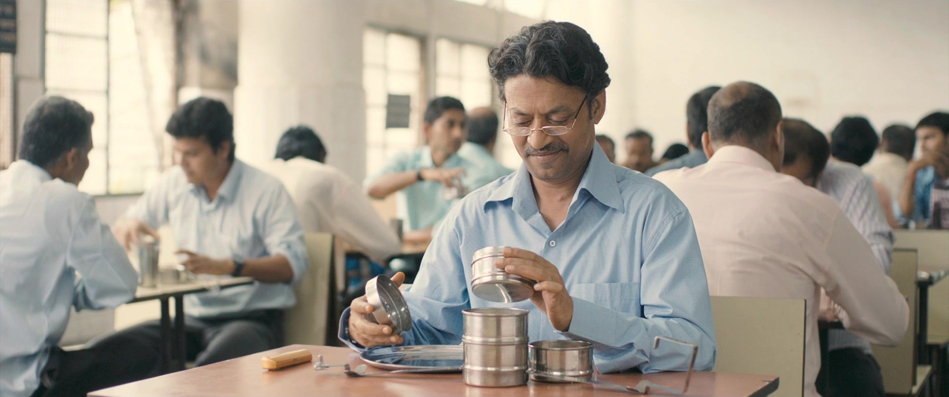 The Lunchbox (2013), wide, 2.39:1 — film still