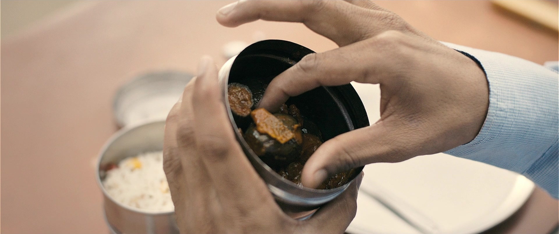 The Lunchbox (2013), wide, 2.39:1 — film still