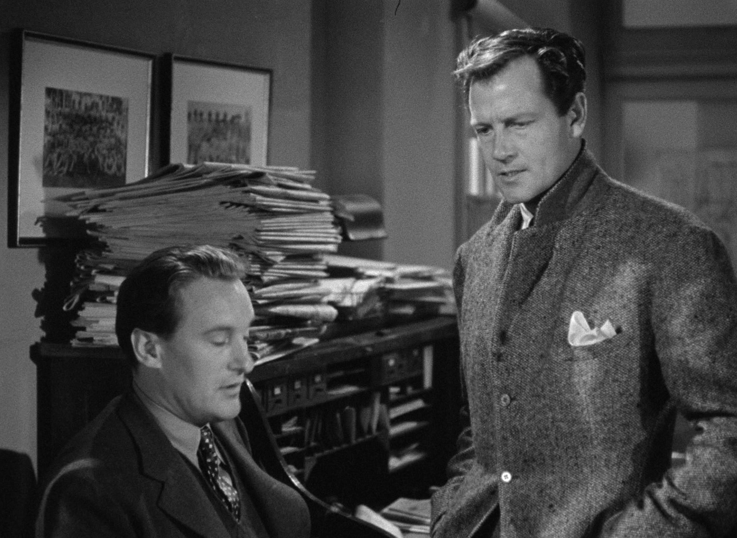 Foreign Correspondent (1940), wide, 1.37:1 — film still