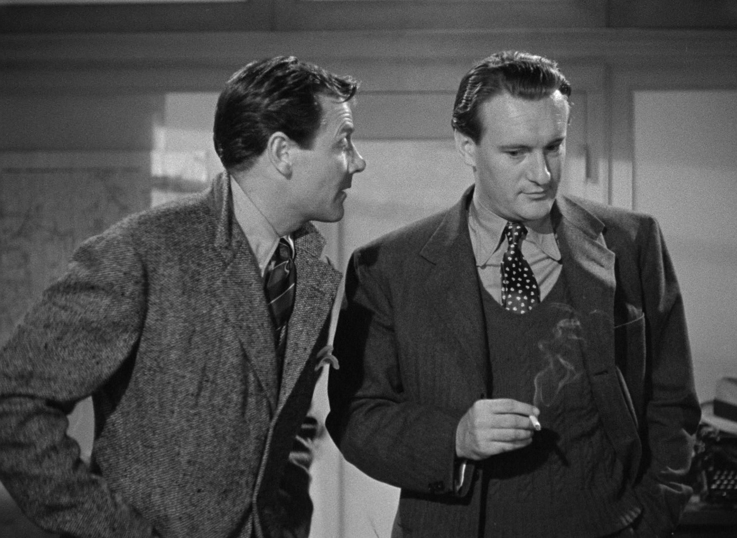Foreign Correspondent (1940), wide, 1.37:1 — film still