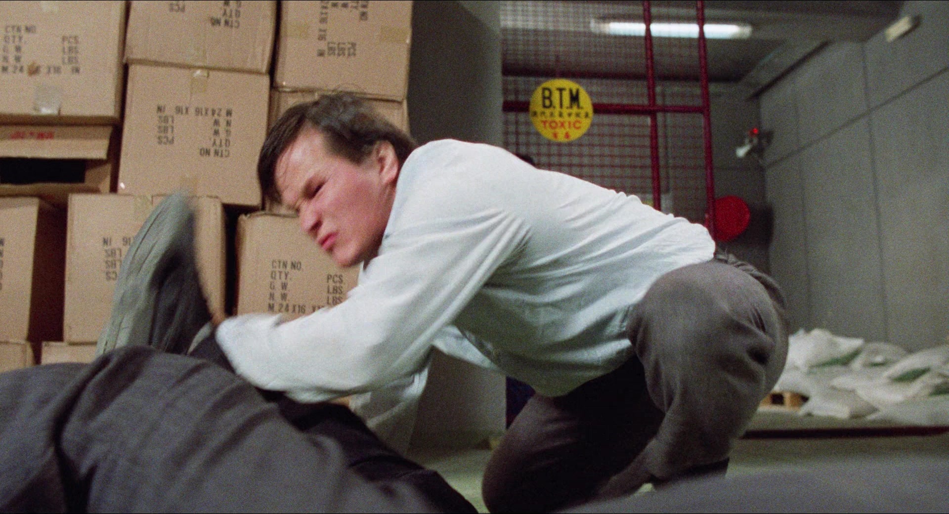 Fei lung mang jeung (1988), wide, 1.85:1 — film still
