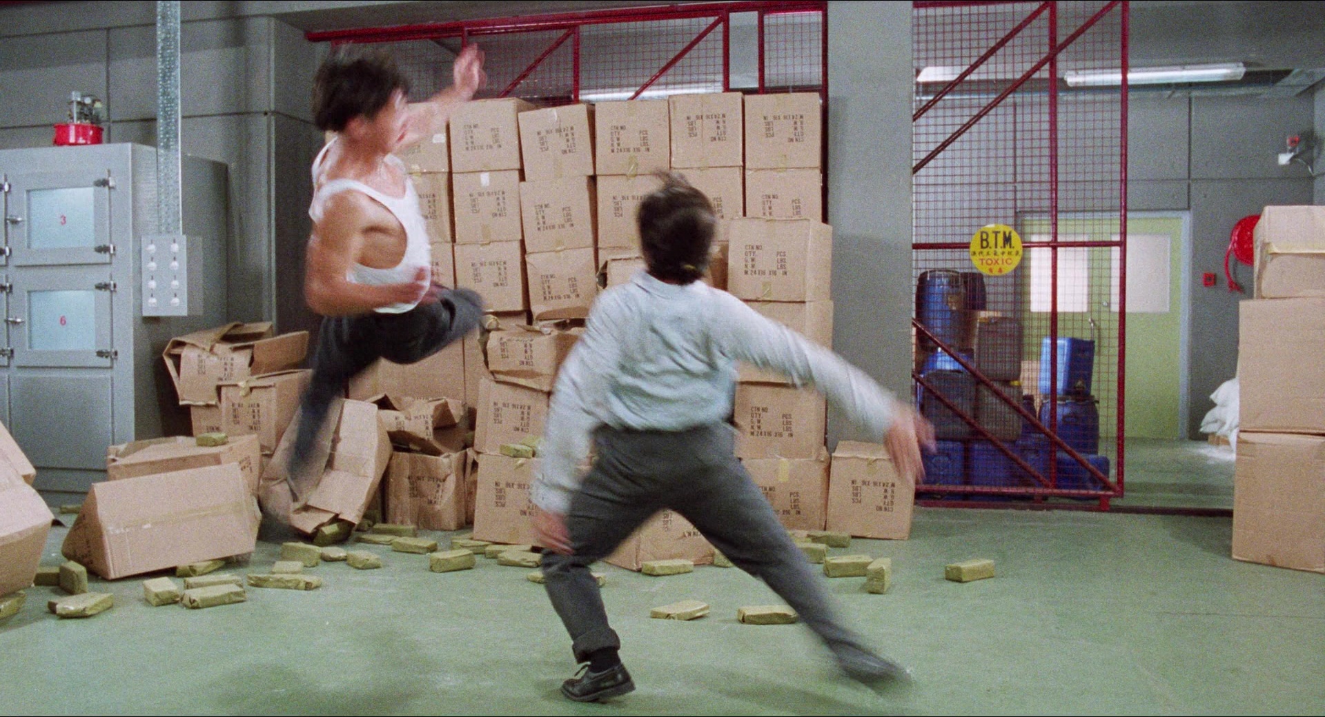 Fei lung mang jeung (1988), wide, 1.85:1 — film still