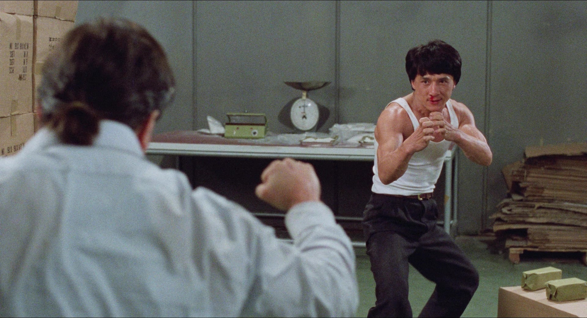 Fei lung mang jeung (1988), wide, 1.85:1 — film still