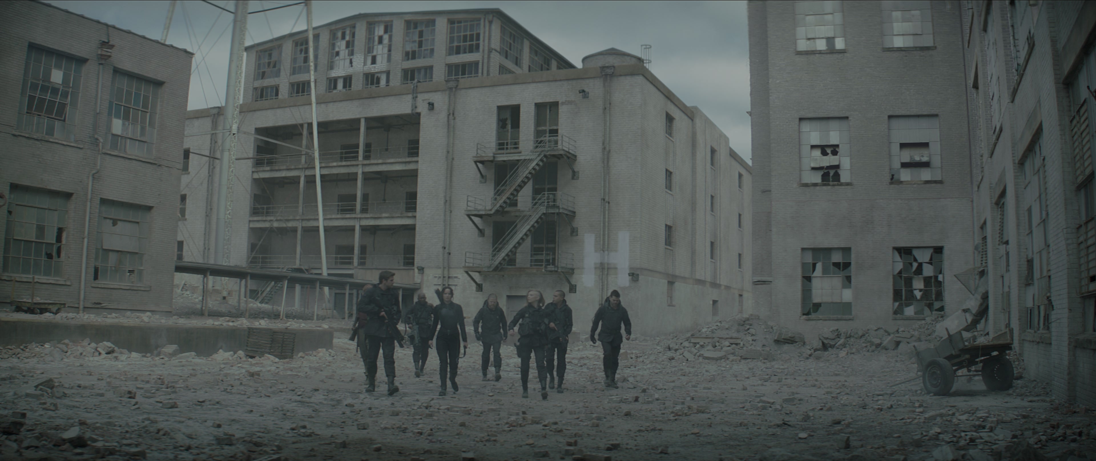 The Hunger Games: Mockingjay - Part 1 (2014), wide, 2.38:1 — film still