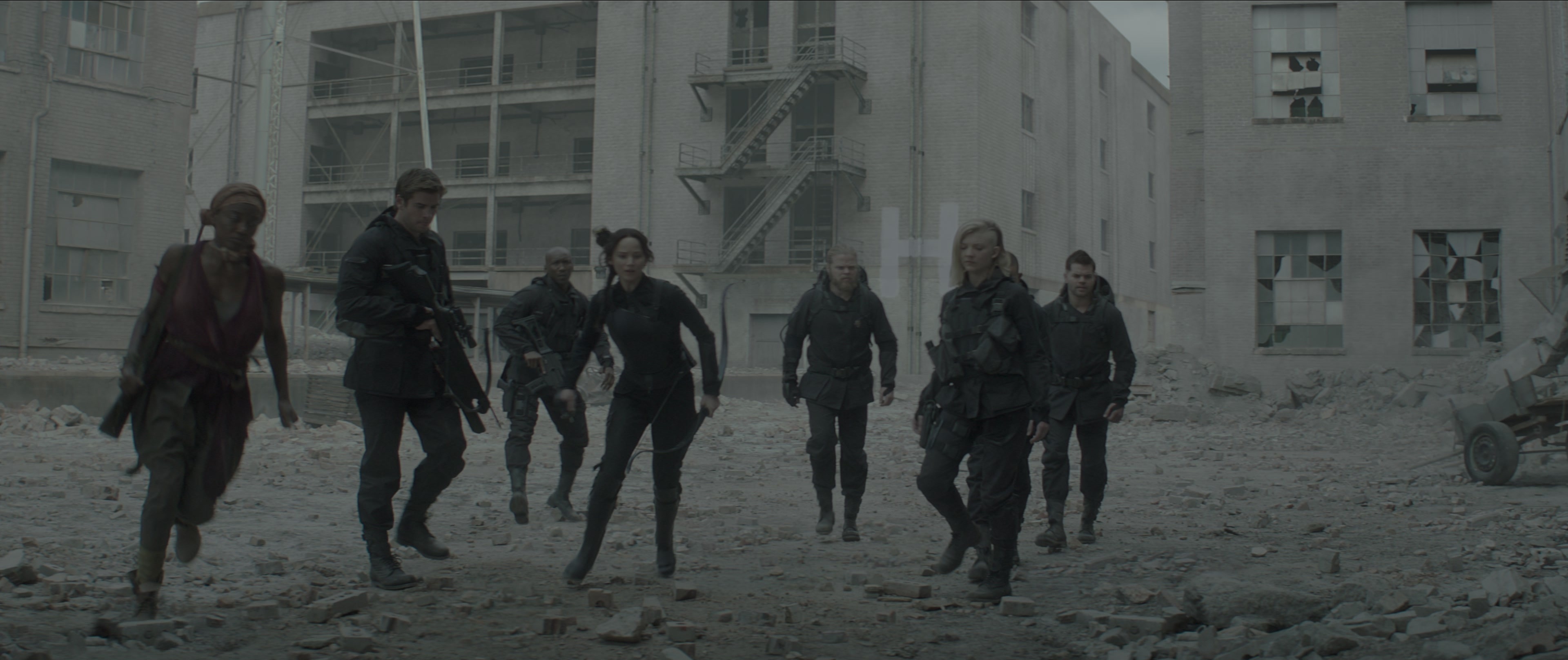 The Hunger Games: Mockingjay - Part 1 (2014), wide, 2.38:1 — film still