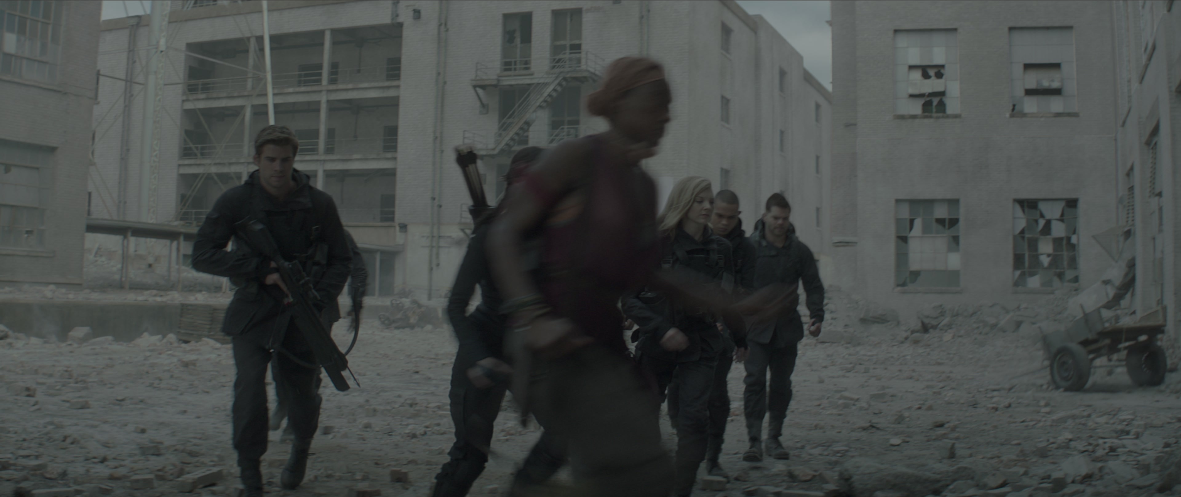 The Hunger Games: Mockingjay - Part 1 (2014), wide, 2.38:1 — film still