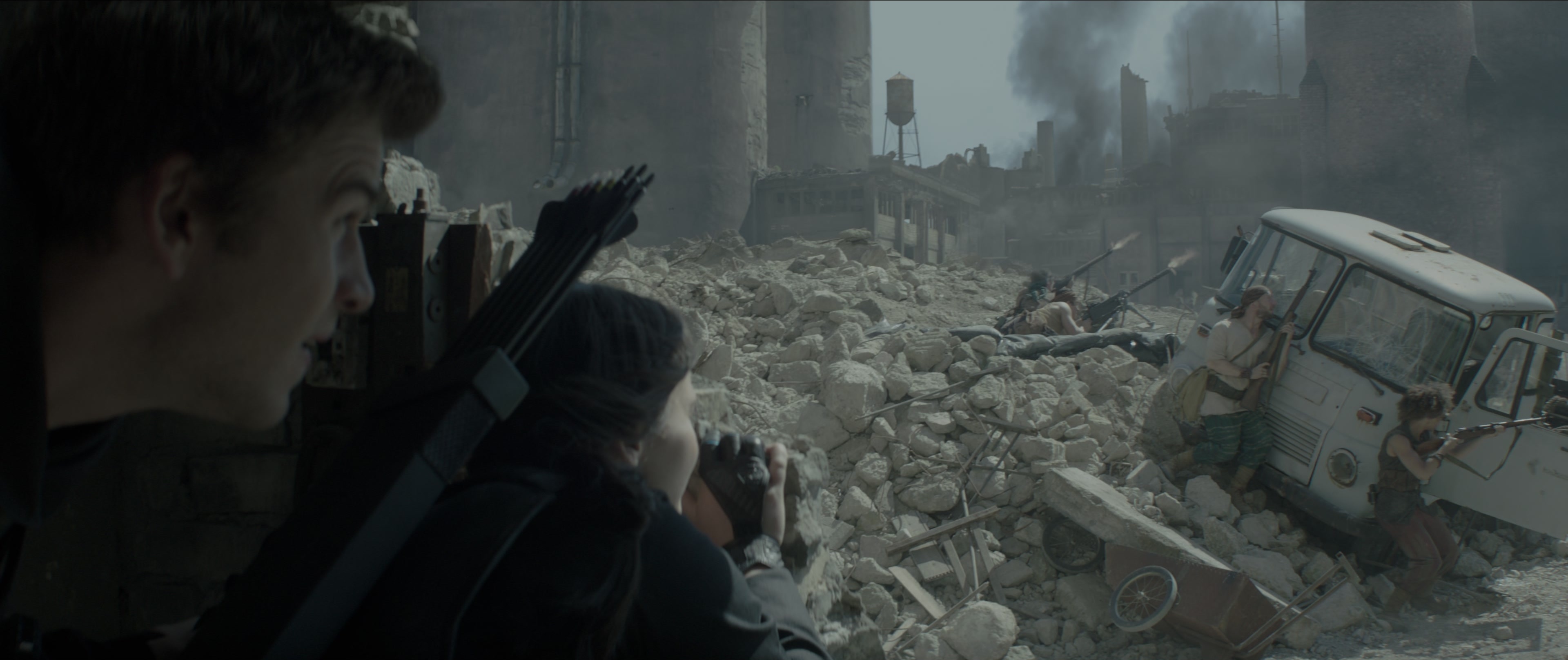 The Hunger Games: Mockingjay - Part 1 (2014), wide, 2.38:1 — film still