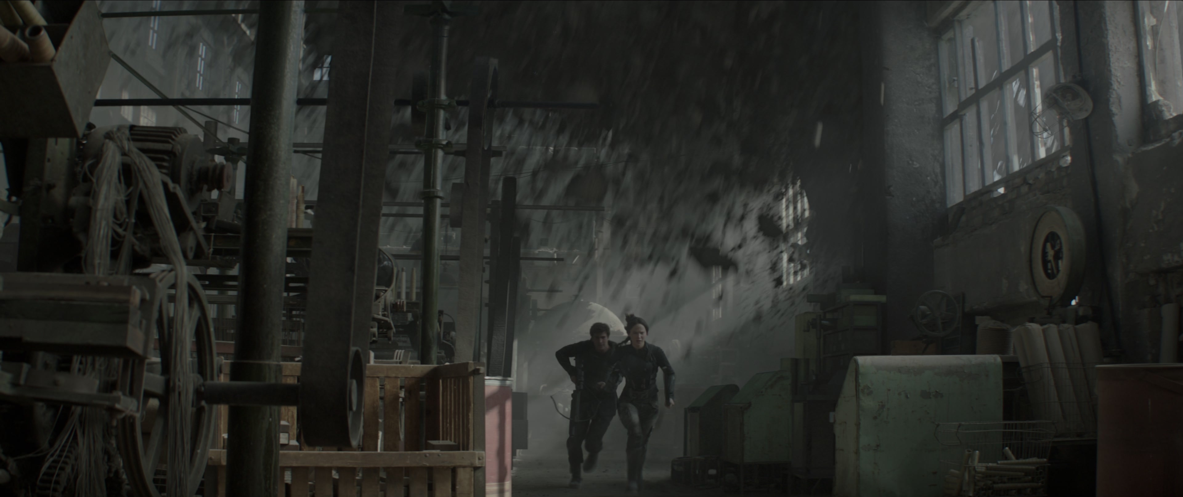 The Hunger Games: Mockingjay - Part 1 (2014), wide, 2.38:1 — film still