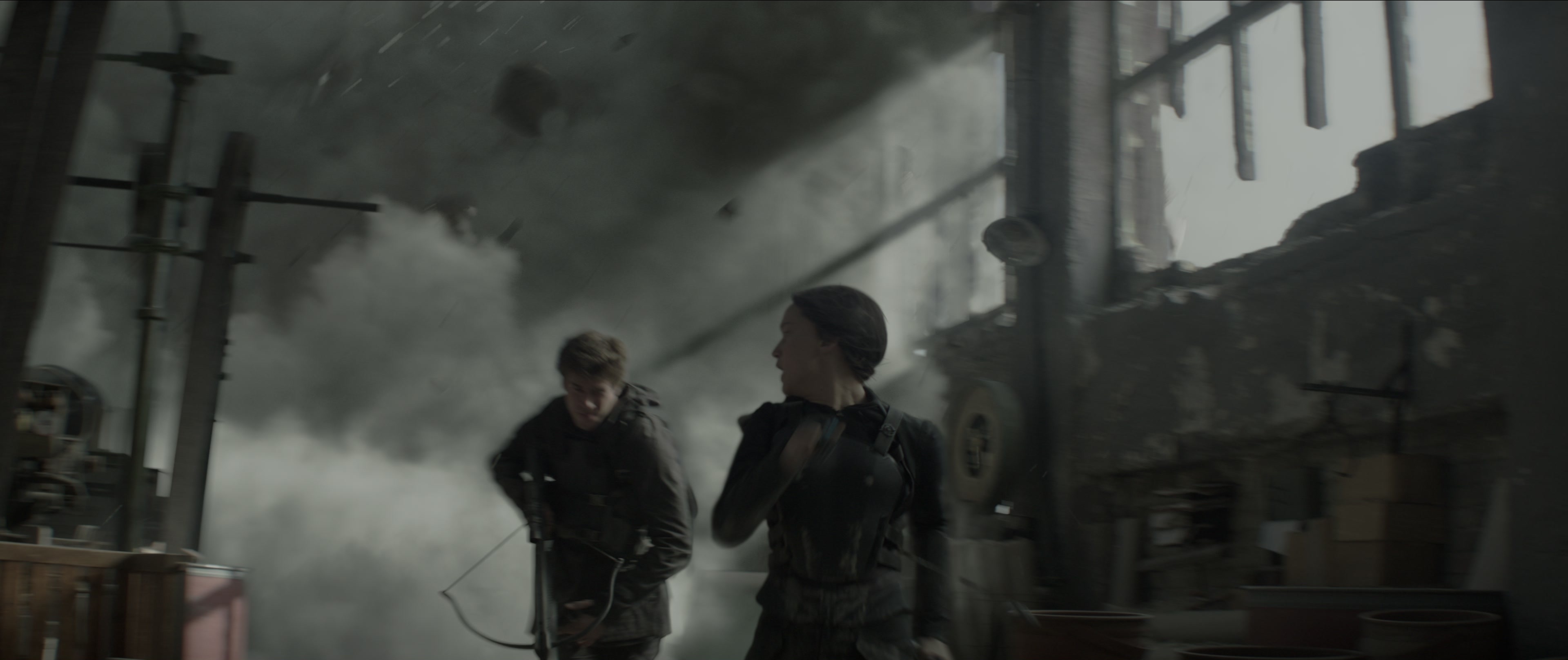 The Hunger Games: Mockingjay - Part 1 (2014), wide, 2.38:1 — film still