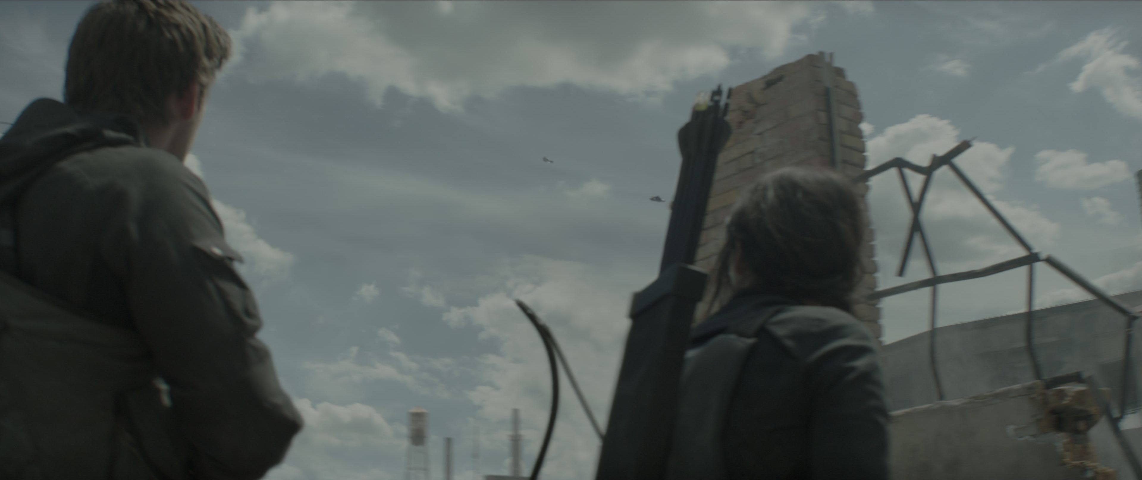 The Hunger Games: Mockingjay - Part 1 (2014), wide, 2.38:1 — film still