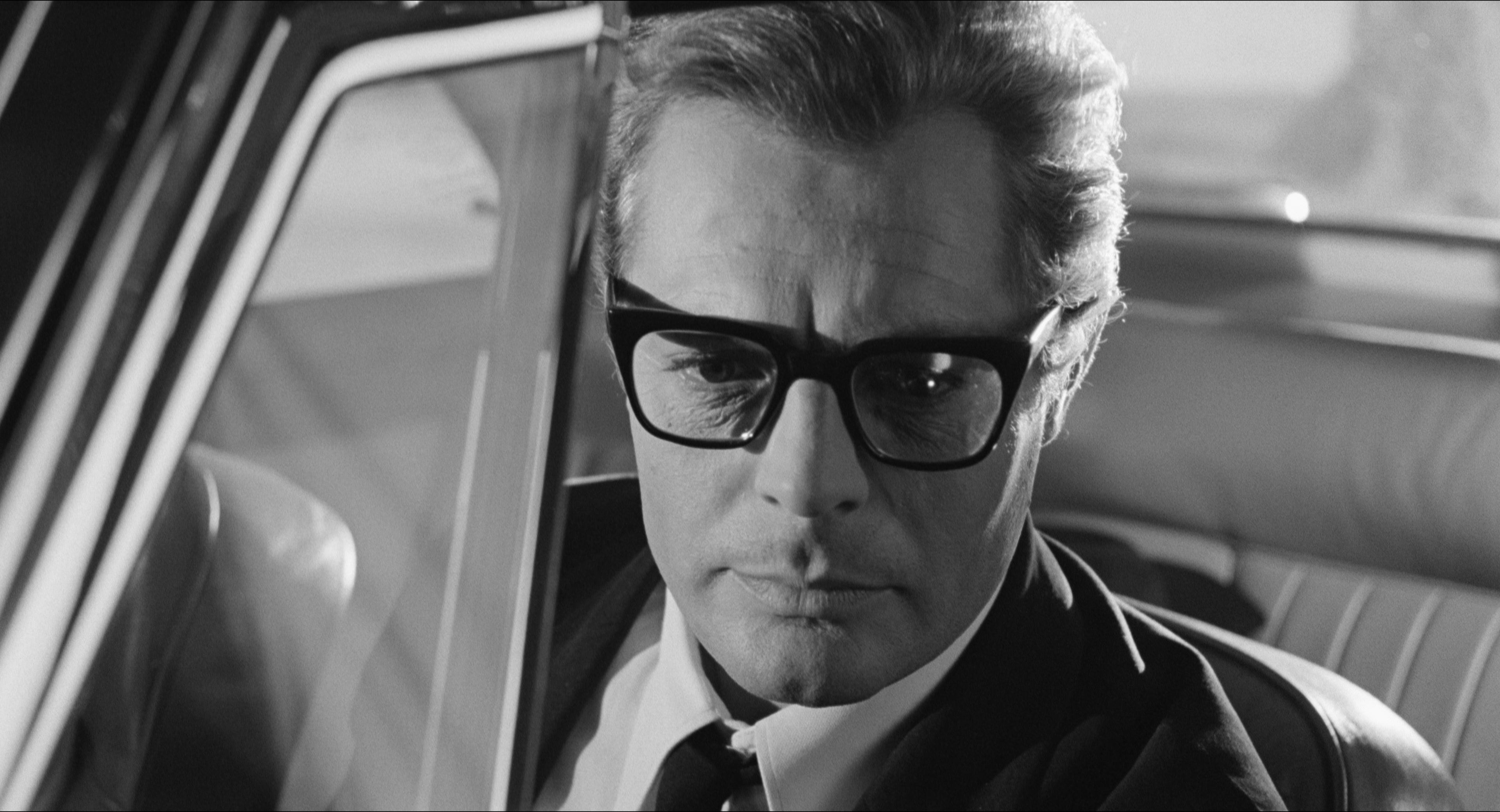 8 1/2 (1963), close, 1.85:1 — film still
