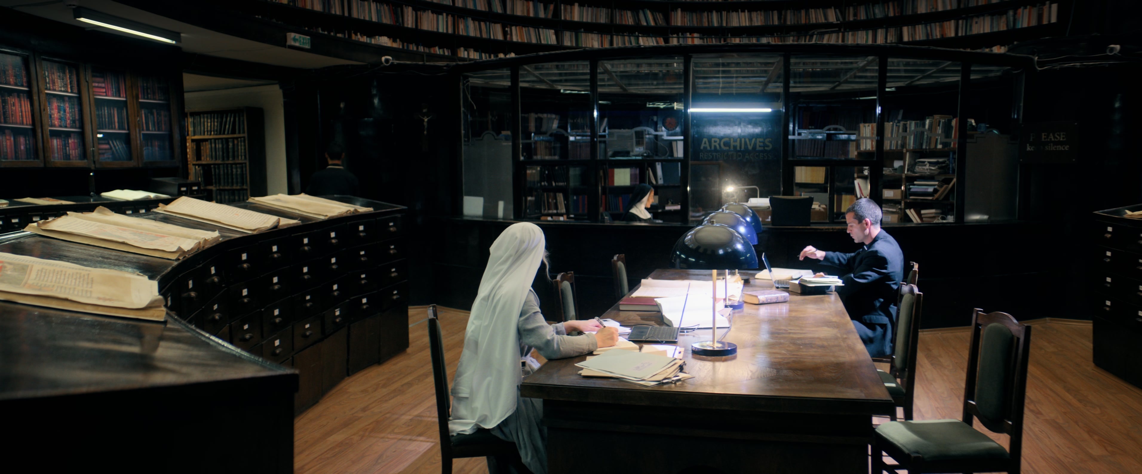 Prey for the Devil (2021), wide, 2.41:1 — film still