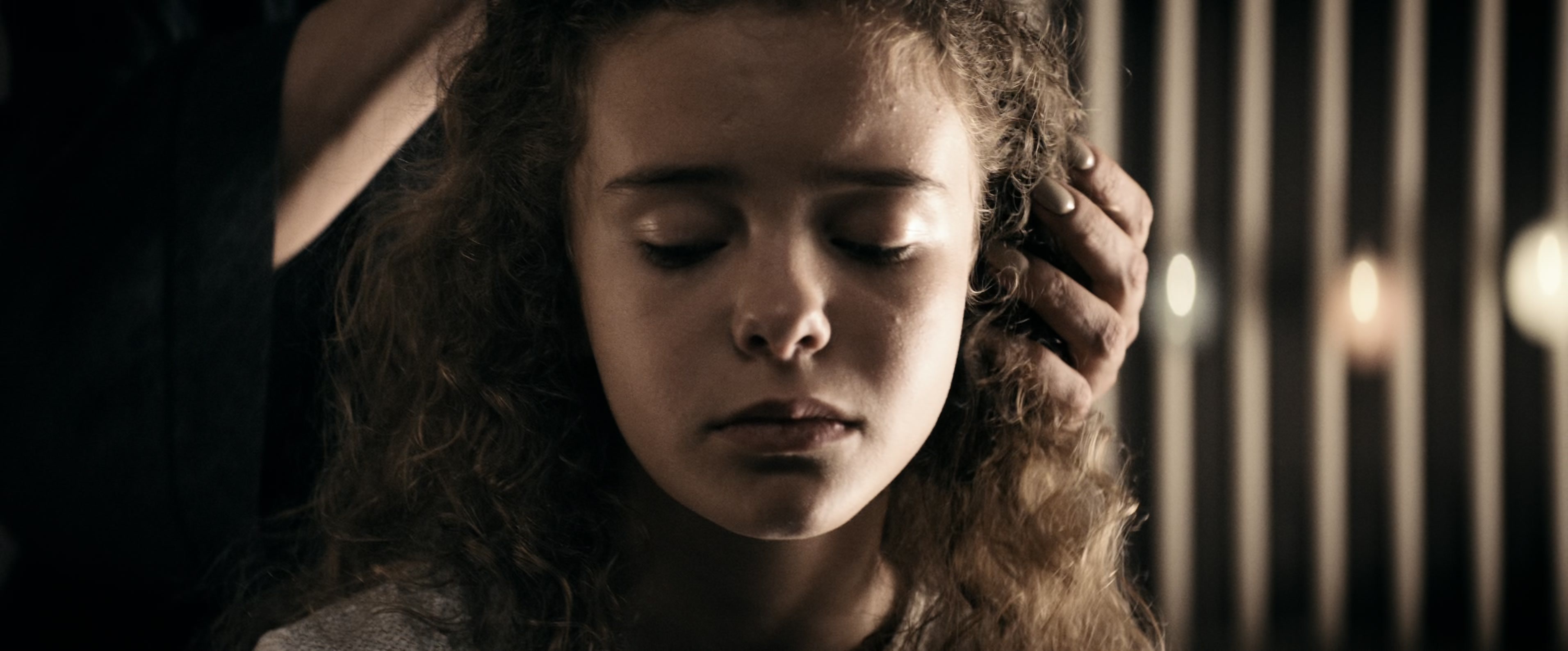 Prey for the Devil (2021), close, 2.41:1 — film still