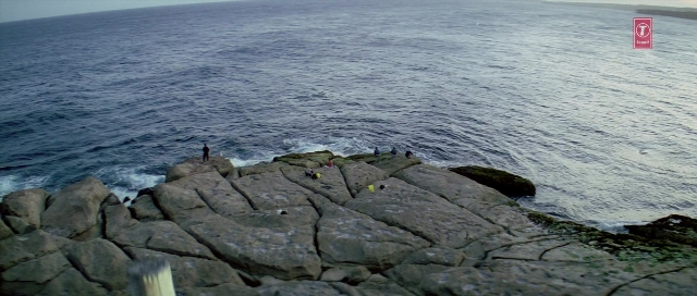 Frame from Zärtliche Begierde — standing, water, bird