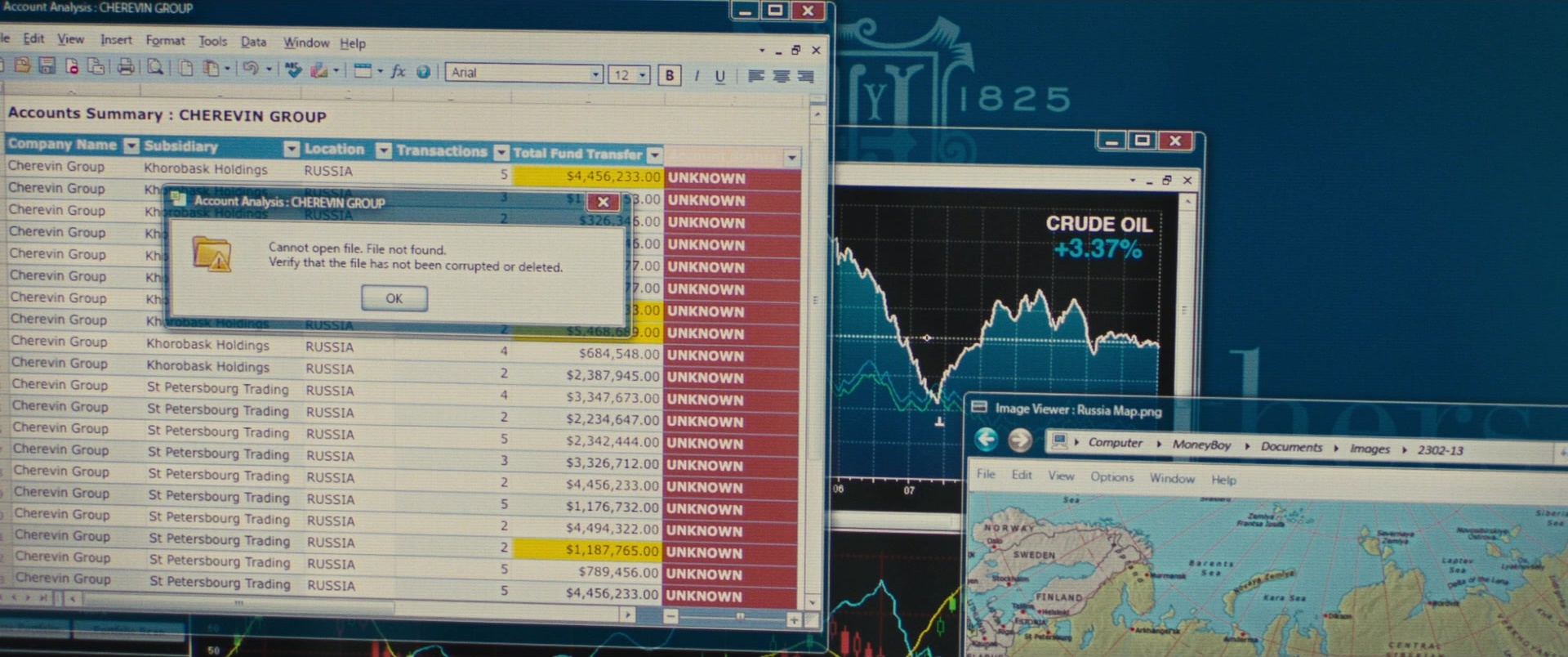 Jack Ryan: Shadow Recruit (2013), wide, 2.39:1 — film still