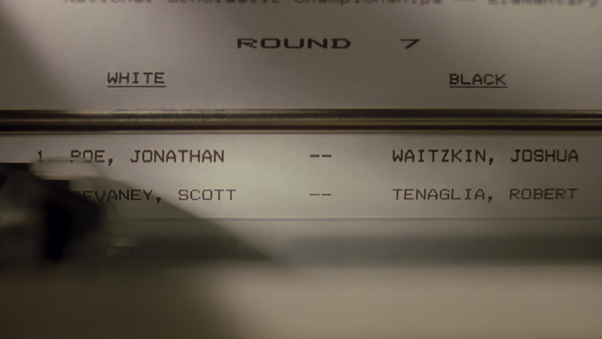 Searching for Bobby Fischer (1993), unknown, 1.78:1 — film still