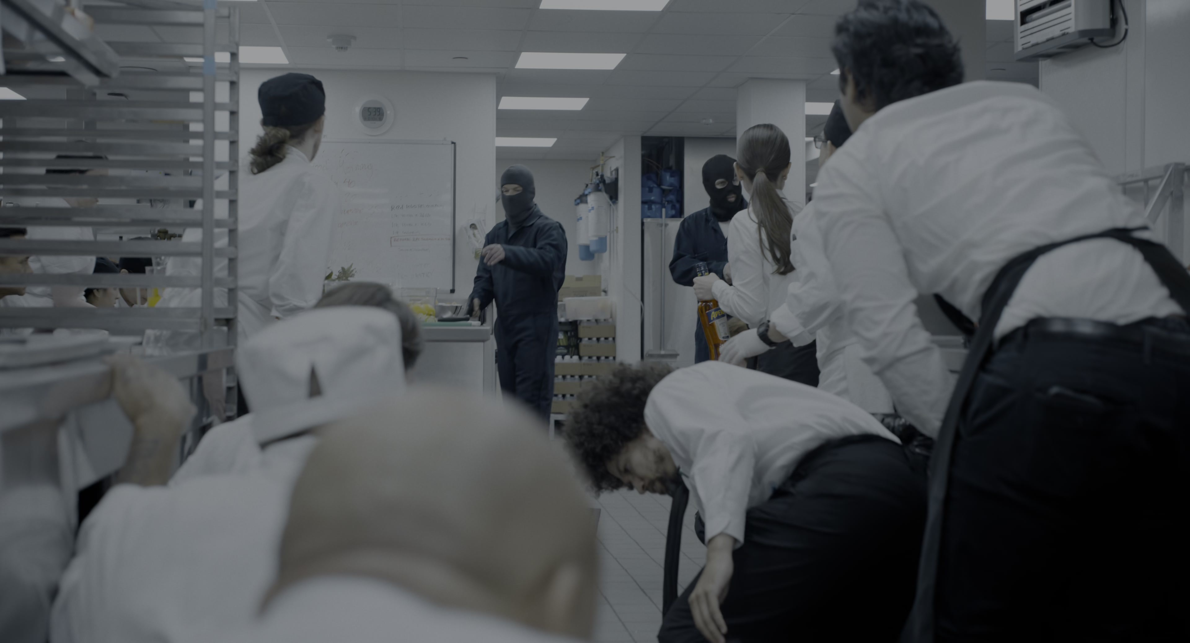 The Instigators (2024), wide, 1.85:1 — film still