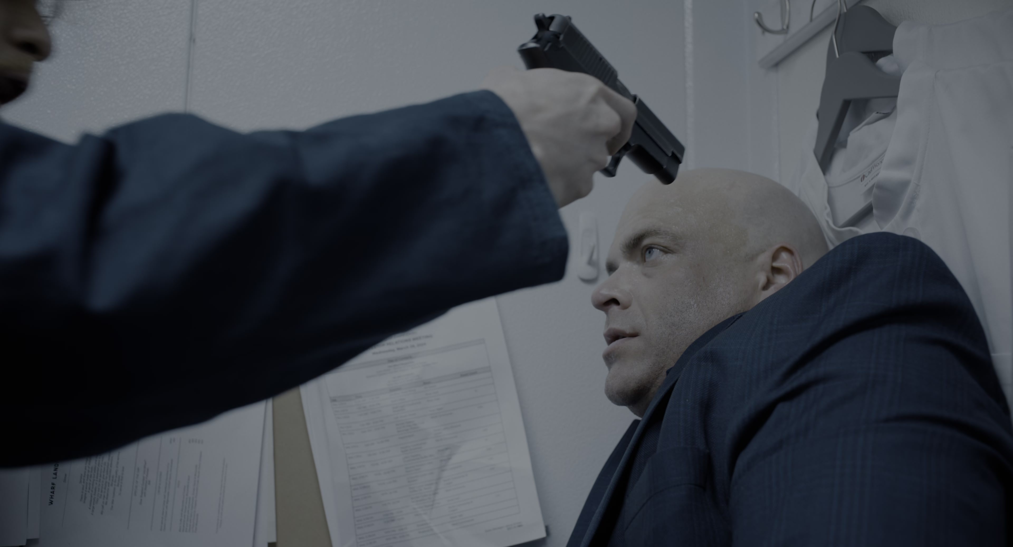 The Instigators (2024), wide, 1.85:1 — film still
