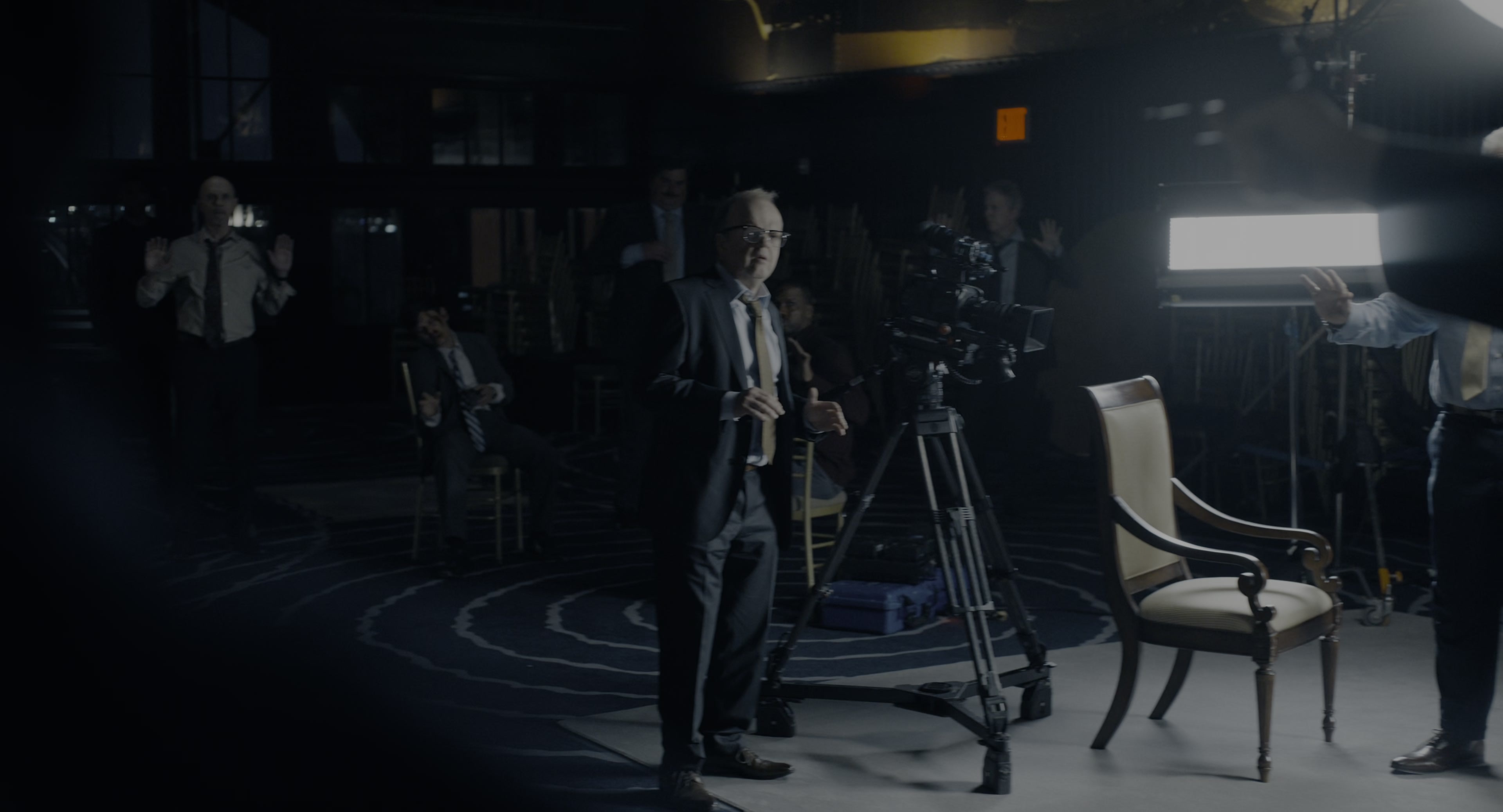 The Instigators (2024), wide, 1.85:1 — film still