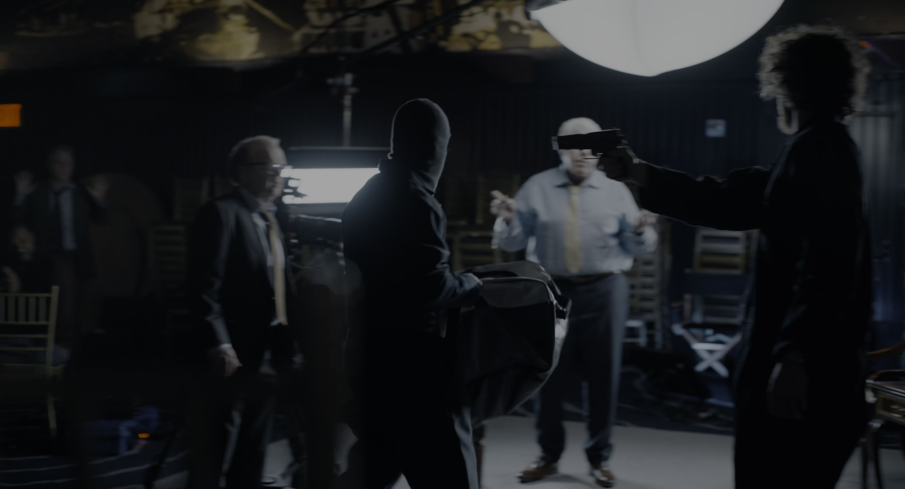 The Instigators (2024), wide, 1.85:1 — film still