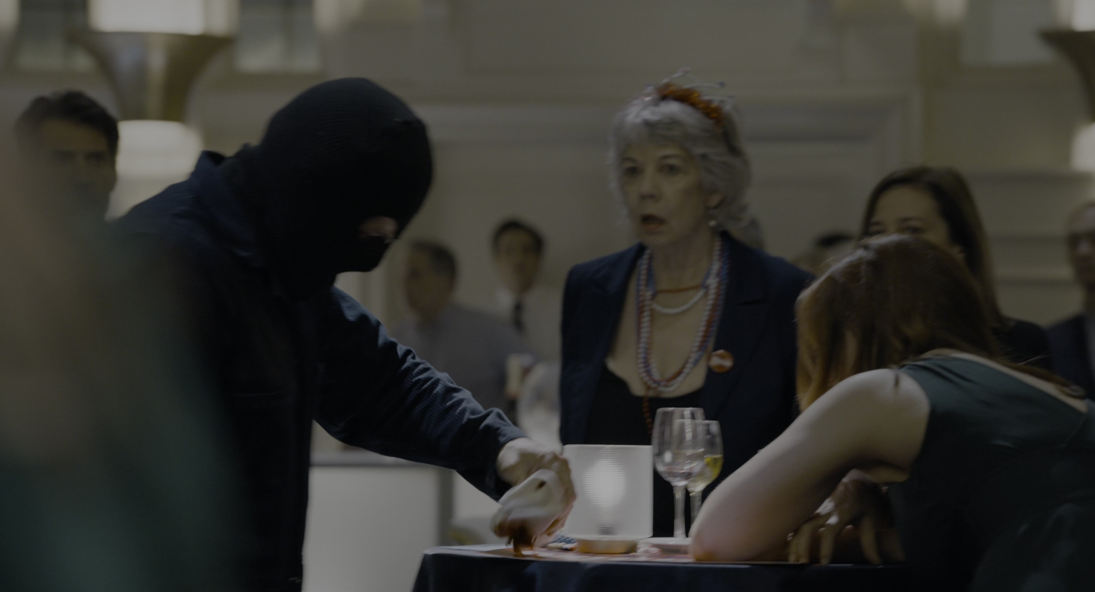 The Instigators (2024), wide, 1.85:1 — film still