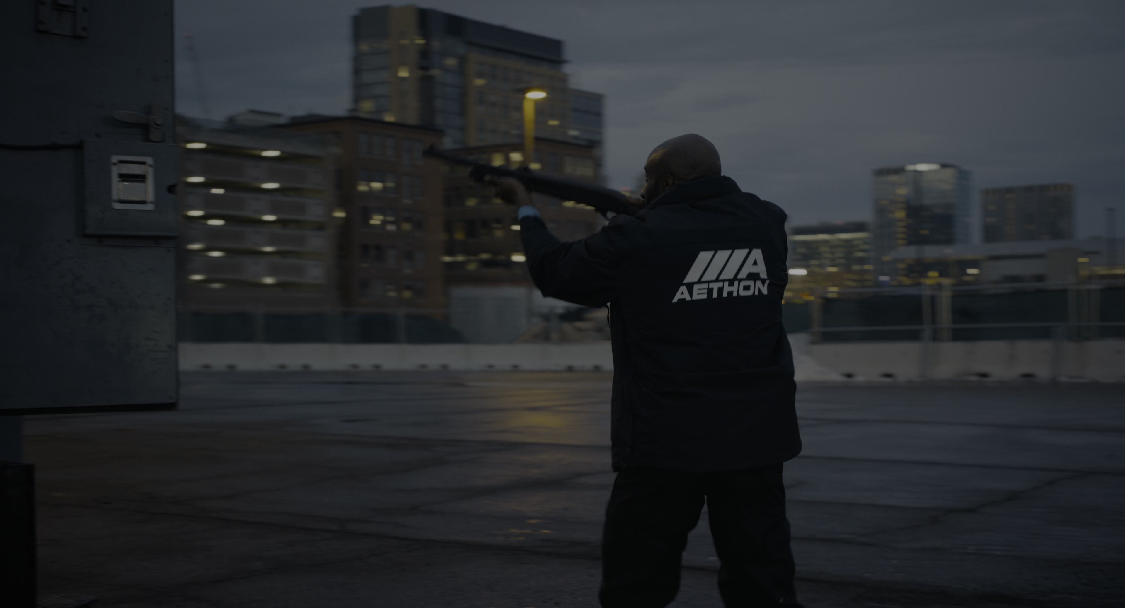 The Instigators (2024), wide, 1.85:1 — film still